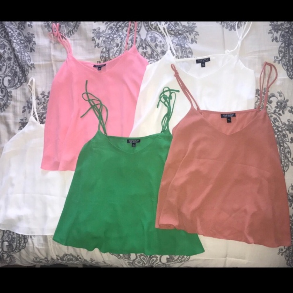 Pink and green!